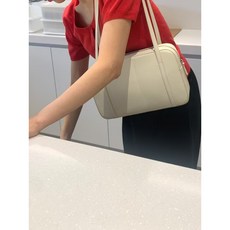 toae Smore Bag 真皮車線方包 通勤肩背包, 1個