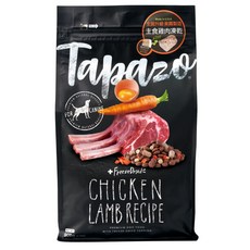 TAPAZO特百滋 凍乾狗糧 2磅 5磅 凍乾三重奏 狗飼料 低敏 成幼犬 熟齡犬 雞肉 火雞 鮭魚, 1個, 特百滋凍乾糧-成幼犬低敏羊肉 2磅, 900g, 羊