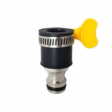 蝴蝶衛浴 專利設計水管奶嘴頭附管束】台灣製造.水管轉接頭.園藝奶嘴頭.橡皮套附快速接頭, 1個, 橡皮套附快速接頭, 【B櫃134】橡皮套附快速接頭