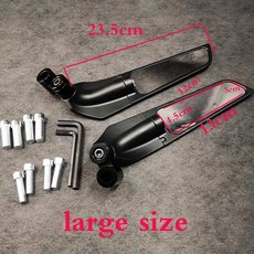 수정 회전 고정 바람 날개 백미러, 2. b