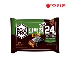 오리온 닥터유 프로 단백질바 크런치 미니(약27개입 총280g), 280g, 1개