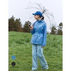 아이더 DWM24166 장마철 코디 추천 여름 시즌 긴 기장의 RAIN BOMB 레인 밤 여성 3L 자켓