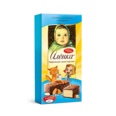 Waffer cake ALIONKA 알룬카 와퍼 케이크 220g 알룐카 글레이즈드 웨이퍼 위드 아몬, 1개