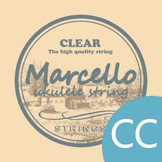 Marcello 烏克麗麗專用弦 CC 透明 標準弦 (23吋), 1個
