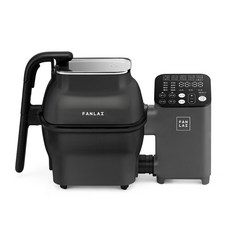 飯來 M1自動炒菜機，智慧料理，全方位加熱不沾鍋，一鍵清洗家用多功能智能烹飪機, 茶墨灰