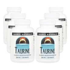 소스 내추럴 타우린 500mg, 6개, 120정