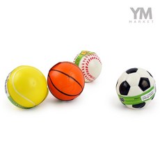 YM 스펀지공 디자인랜덤 1개 소프트볼