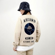 SOON2DLE 女士春季復古唱片慢跑訓練套裝