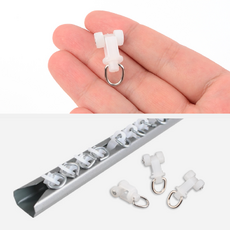 클위몰 커튼레일브라켓 커텐레일고리 15개 커튼고리