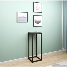 陽臺花架 客廳落地式置物架 現代簡約鐵藝花盆架子 室內盆景架, 1個, 黑架黑板（長寬25cm×高40cm）, 黑架黑板（長寬25cm×高40cm）