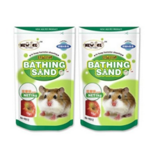 뉴에이지 햄스터 목욕모래 사과향 NA-H012, 1kg, 4개