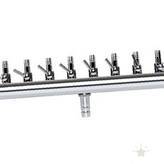 에어 분배 조절 장치 팔구 분기 밸브 산소 공급 분산 시스템 수조 기포 발생, 1개