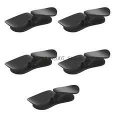 5PCS 인체 공학적 마우스 손목지지 슬라이딩 40JB, 01 빠른  Mainland, 02 Black