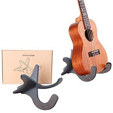 티후드 나무 우쿨렐레 스탠드 홀더 악기 스탠드 콘서트 휴대용 TIHOOD Wooden Ukelele Stand Holder Musical Instrument Stand Concer, 1개