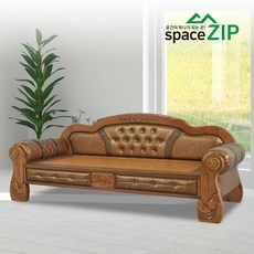 스페이스집 돌소파 622 3인용 흙쇼파 황토 온열 온돌 황토볼 흙카우치 돌침대쇼파, 황토포졸란