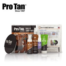Pro Tan 健美比賽 專用 膚色劑 熱身 暖身油 膚色打底 清潔慕斯 去角質 ProTan, 1個, 比賽用五合一膚色劑組合包,2026-2027年