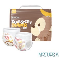 韓國MOTHER-K 頂級超薄瞬吸玩睡褲-拉拉褲型 尿布 尿褲 褲型尿布【六甲媽咪】, 1個, XL(32片)