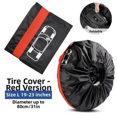 여행용 휠 프로텍터 스페어 타이어 커버 실버 코팅 원단 폴리에스터 소재 태피터 트럭용, 6. D, 1개