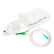 모우 의료용 고농도 산소마스크 성인용 인공호흡 산소공급 MM044, 1개