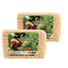 러시아산 햇잣 2025년 굵은 잣 수입 껍질벗긴잣, 1개, 500g