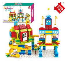슬라이드 정글탐험 블럭 224pcs 99003, 단품, 1개