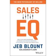 (영문도서)Sales EQ: How Ultra High Performers Leverage Sales-Specific Emotional Intelligen... Hardcover, Wiley, English, 9781119312574