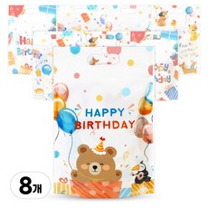 어린이집 생일답례품 간식구디백 과자꾸러미 단체선물, 8개, 1봉