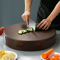 원형 통나무 대형 족발 수산물 식당용 작업대용 주방용, 커피, 450x450x30mm, 1개