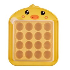 生活用品C7B 創意破殼蛋造型冰格 家用帶蓋小冰格 DIY果汁冰棒製冰盒, 1個, 破殼蛋造型冰格