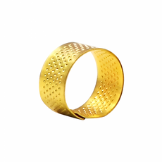 DIY 바느질 자수 골드링 골무 손가락 보호 링 수선 도구, 1개, 상세페이지 참조