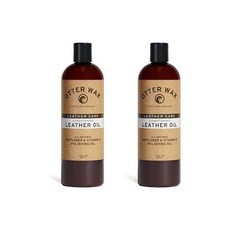 Otter Wax 오터왁스 레더 폴리싱 오일 16oz 2팩