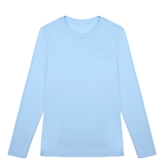 여자 일본소재 기본 라운드 티셔츠_3LCTS993