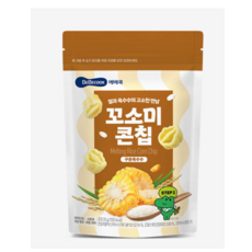 베베쿡 쌀과 옥수수의 고소한 만남 꼬소미 콘칩, 구운옥수수맛, 25g, 6개