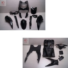 EG部品 舊勁戰/勁戰1代/勁戰一代/5TY 烤漆內裝車殼 (黑) - 附發票, 1個, 黑色-一菁內+外裝