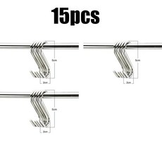 후크 벽걸이형 욕실 주방 캐비닛 도어, 1개, 6. 15pcs Trumpet