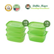 [데비마이어] 그린박스 1인가구 패키지 대형 사이즈 (1.4L*3 1.8L*2)