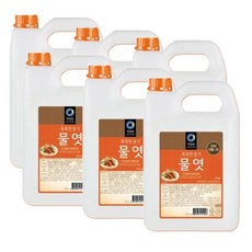 청정원 촉촉한 윤기 물엿, 5kg, 6개