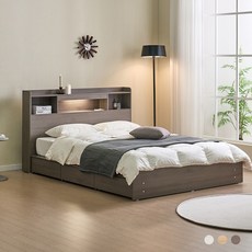 보루네오 코코 LED 3서랍 수납 침대 프레임 D,…