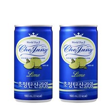 초정탄산수 라임 190ml X 30캔, 30개