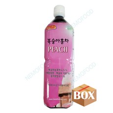 스위트코리아 복숭아홍차, 1L, 12개