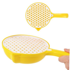 원형 강판 채칼 슬라이스 감자 야채 무 당근 사과 배