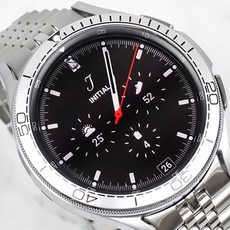타임스토리 갤럭시워치4 클래식 42mm 호환 베젤링, C-9 실버