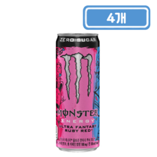 몬스터 에너지 울트라 판타지 루비 레드, 4개입, 355ml