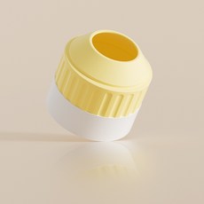 DFMEI 老式球形門鎖門把手保護套防撞門把套防碰撞圓形房門門拉手, 蛋黃色【1個】易安裝 不打滑:默認項