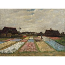 Flower Beds in Holland 편집아트포스터 감성선물 고흐, 그림만(매트지), A6, 1개, 55g