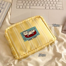 민들레상점 휴대용 상비약 파우치, 1개, 옐로우