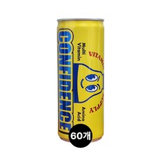 동아오츠카 컨피던스 60캔 비타민 음료 탄산 캔음료, 250ml, 60개입