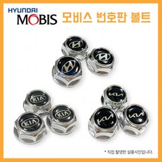 현대모비스 번호판 볼트 기아 넘버판 고정나사 악세서리 자동차 차량용, 1개, 기아 신형 번호판 볼트