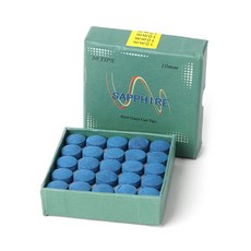 50pcs 9mm 10mm 블루 당구 풀 큐 팁 경도 스누커 스틱 액세서리 03KA, 50개