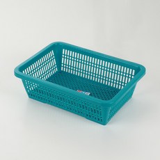 광신화학 소쿠리 사각 플라스틱 바구니 다용도 바스켓 김장 채반 광주리, 깊은사각소쿠리, 1개